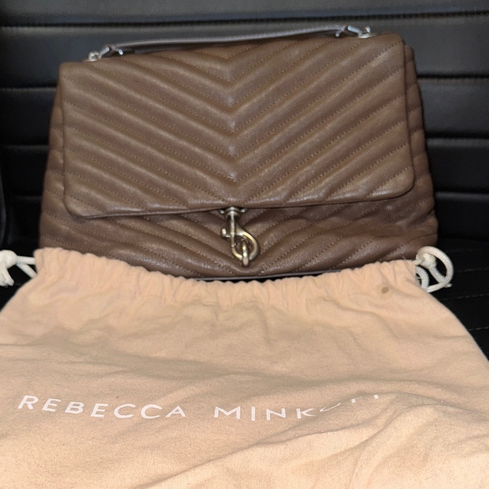Rebecca Minkoff Chocolate Quilted Shoulder Bag
